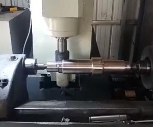 高速數(shù)控花鍵銑床一臺，山東濟南客戶試機中